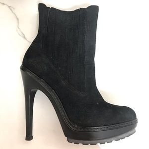 BCBG Virginia Ankle boots, Black Suede
